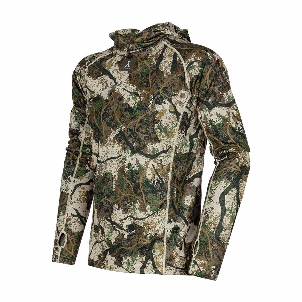 Camo thermal hoodie - Kyan Mask Hoody - TUSX