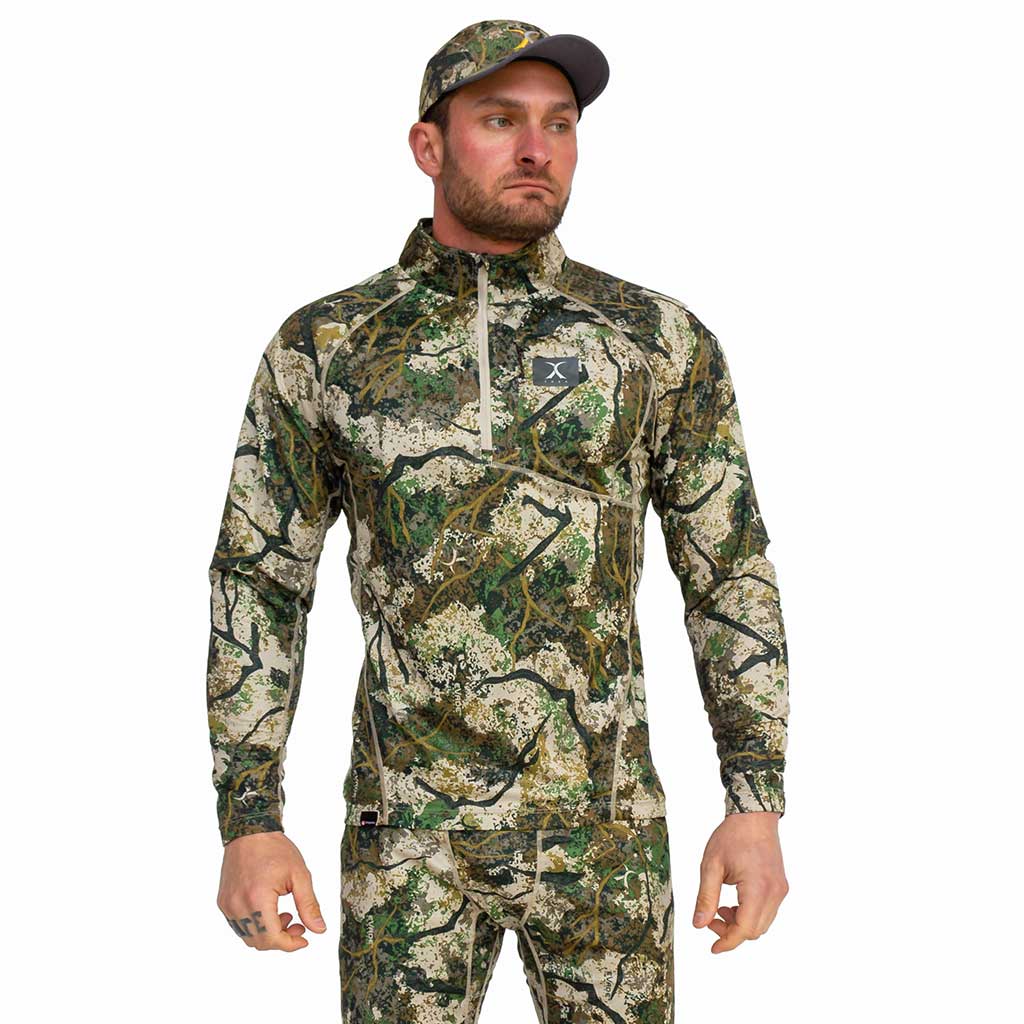 Polyester base layer fabric for hunting applications - TUSX